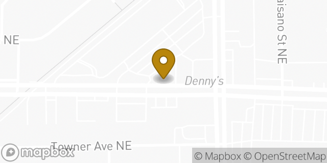 Map showing the location of Subway in Albuquerque, NM 87112