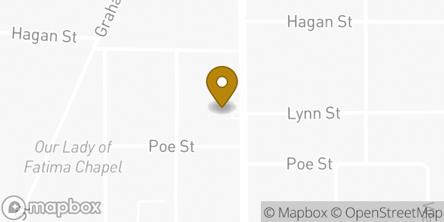 Map showing the location of ATM Circle K in Moss Bluff, LA 70611