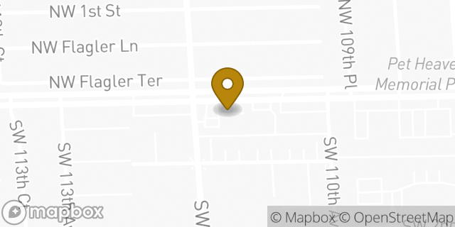 Map showing the location of May Crazy Bloom Flower Shop in Miami, FL 33174