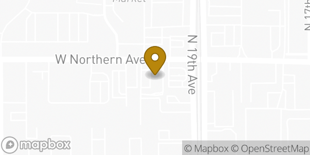 Map showing the location of McDonald's in Phoenix, AZ 85021