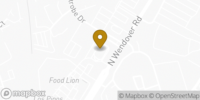 Map showing the location of McDonald's in Charlotte, NC 28211