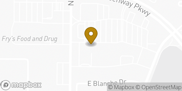 Map showing the location of Baskin-Robbins in Scottsdale, AZ 85254