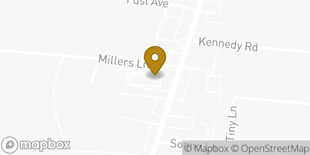 Map showing the location of McDonald's in Louisville, KY 40216