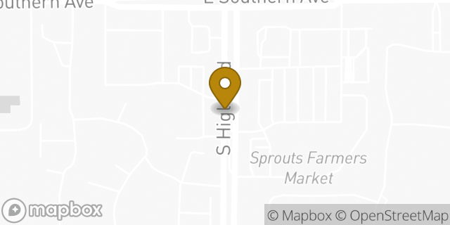 Map showing the location of Banner Children's - Banner Health Clinic in Mesa, AZ 85206
