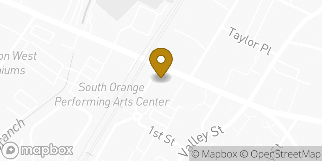 Map showing the location of Starbucks in South Orange, NJ 07079