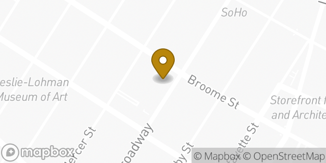 Map showing the location of TJ Maxx in New York, NY 10013