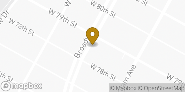 Map showing the location of The UPS Store in New York, NY 10024