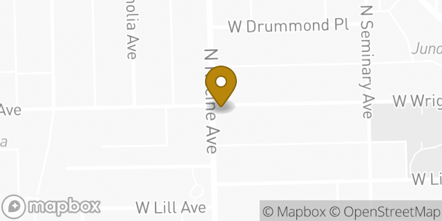 Map showing the location of Starbucks in Chicago, IL 60614