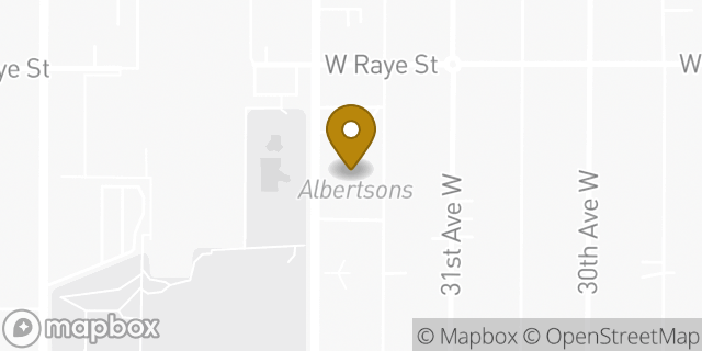 Map showing the location of Coinme in Seattle, WA 98199