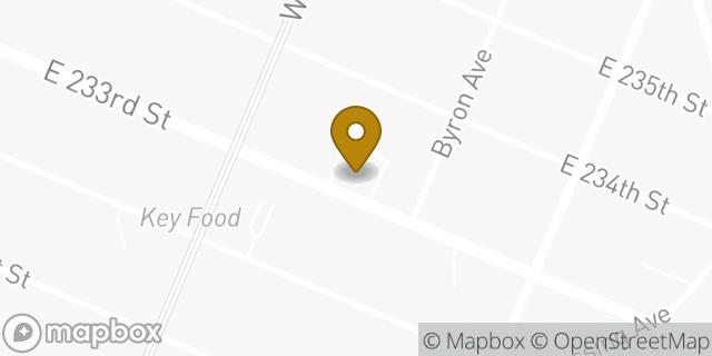 Map showing the location of Chase Bank in Bronx, NY 10466