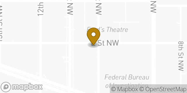 Map showing the location of Chipotle Mexican Grill in Washington, DC 20004