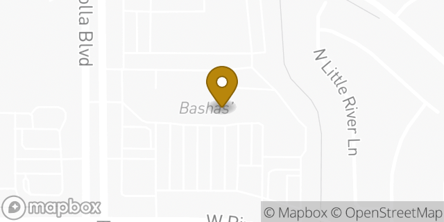 Map showing the location of Chase Bank in Tucson, AZ 85704