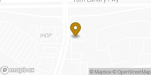 Map showing the location of Whataburger in Fort Worth, TX 76120