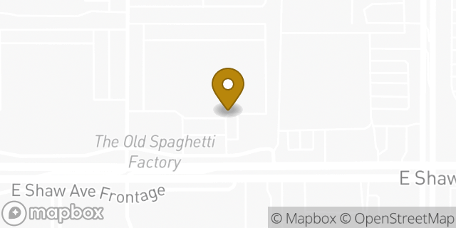 Map showing the location of Kaiser Permanente Fresno Hearing Center in Fresno, CA 93710