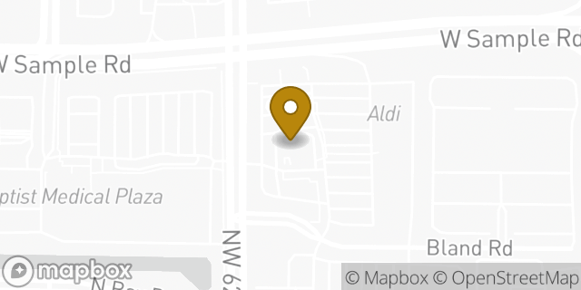 Map showing the location of Starbucks in Coral Springs, FL 33067