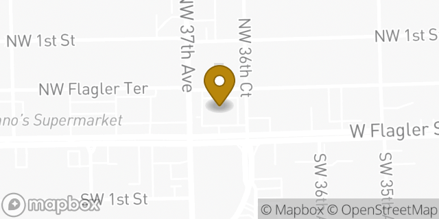 Map showing the location of ATM CVS in Miami, FL
