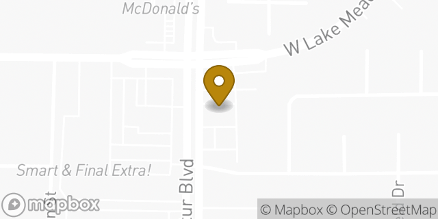 Map showing the location of Subway in Las Vegas, NV 89108