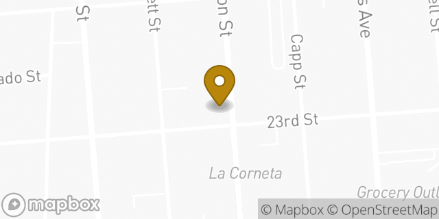 Map showing the location of Walgreens in San Francisco, CA 94110