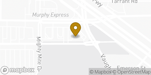 Map showing the location of 7-Eleven in Fort Worth, TX 76105