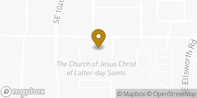 Map showing the location of The Church of Jesus Christ of Latter-day Saints in Vancouver, WA 98664