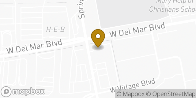 Map showing the location of 7-Eleven in Laredo, TX 78041