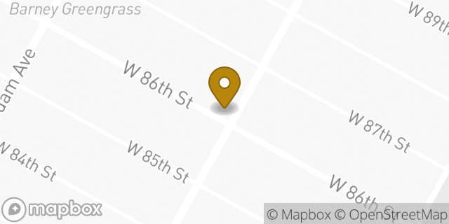 Map showing the location of Starbucks in New York, NY 10024