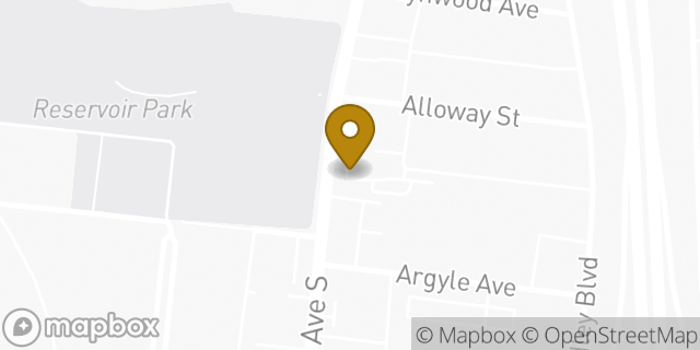 Map showing the location of Enterprise Rent-A-Car in Nashville, TN 37203