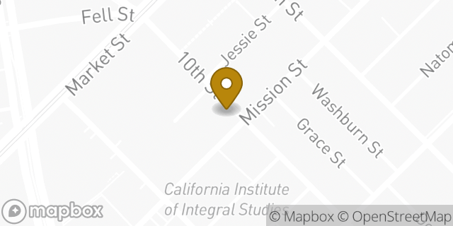 Map showing the location of Peet's Coffee in San Francisco, CA 94103