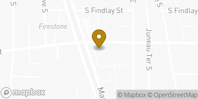 Map showing the location of Amazon Locker - Sloane in Seattle, WA 98118
