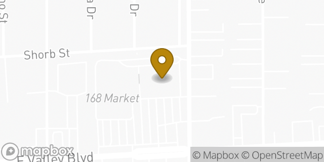 Map showing the location of ATM CVS in Alhambra, CA