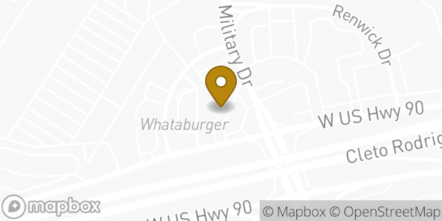Map showing the location of 7-Eleven in San Antonio, TX 78227