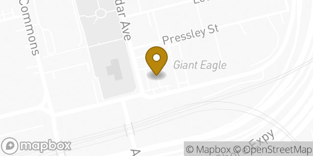 Map showing the location of ATM 7ELEVEN-FCTI in Pittsburgh, PA