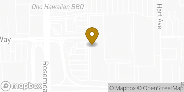 Map showing the location of Amazon Locker - Esquites in Rosemead, CA 91770