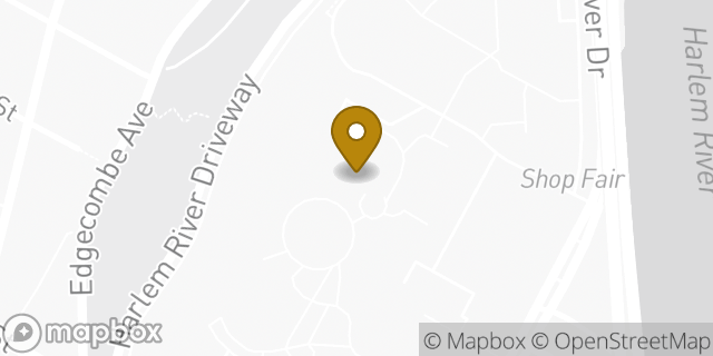 Map showing the location of Amazon Locker - Jetsum in New York, NY 10039