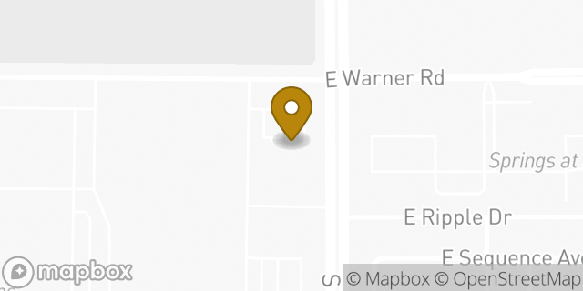 Map showing the location of Starbucks in Mesa, AZ 85212