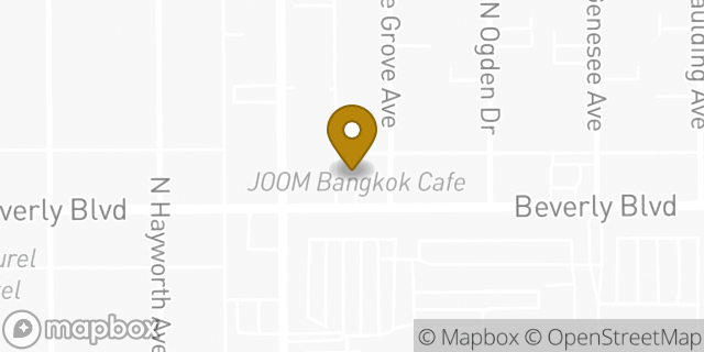 Map showing the location of Subway in Los Angeles, CA 90036