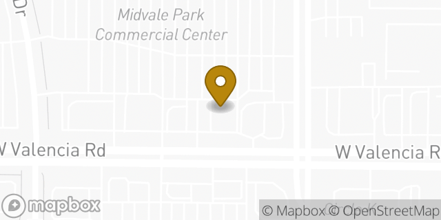 Map showing the location of Papa Johns Pizza in Tucson, AZ 85746