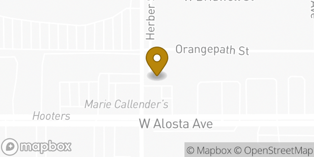Map showing the location of 7-Eleven in Glendora, CA 91740