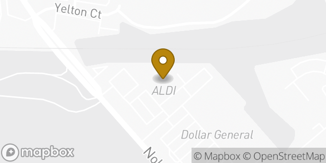 Map showing the location of Aldi in Nashville, TN 37211