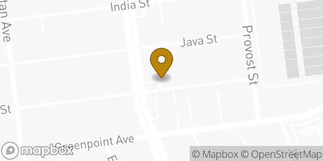 Map showing the location of Enterprise Rent-A-Car in Brooklyn, NY 11222