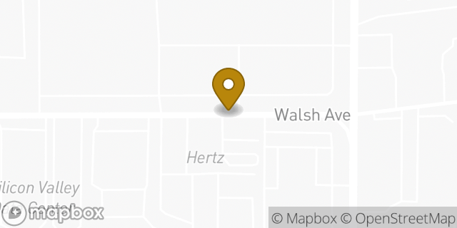 Map showing the location of Santa Clara - Walsh HLE in Santa Clara, CA 95050
