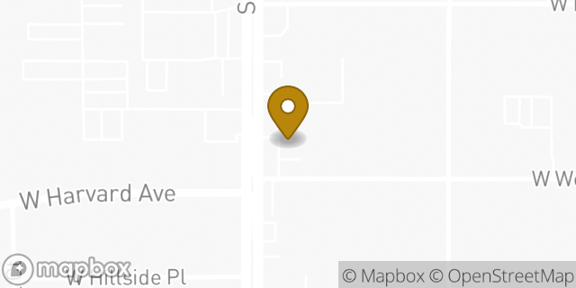 Map showing the location of Amazon Locker - Joshua in Denver, CO 80219