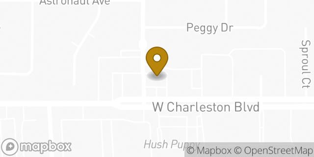 Map showing the location of Amazon Locker - Molten in Las Vegas, NV 89117