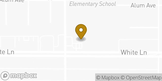 Map showing the location of Amazon Locker - Millisecond in Bakersfield, CA 93309