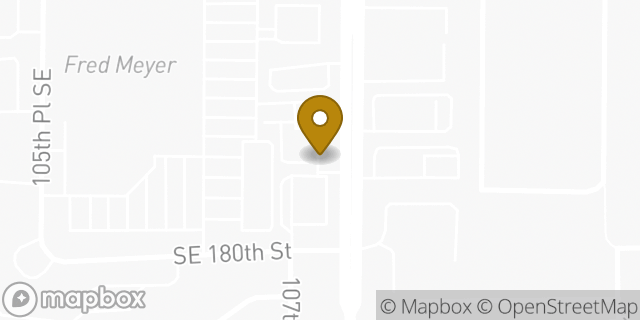 Map showing the location of Starbucks in Renton, WA 98055