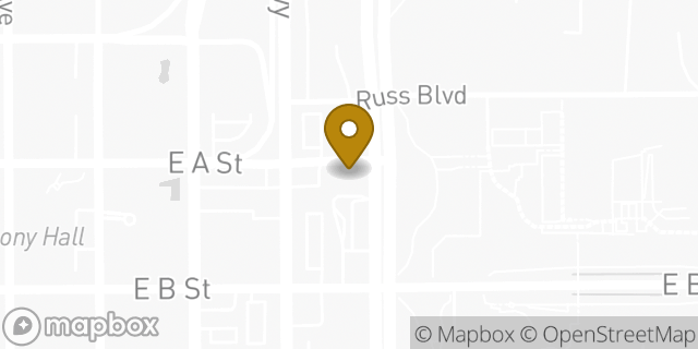 Map showing the location of McDonald's in San Diego, CA 92101