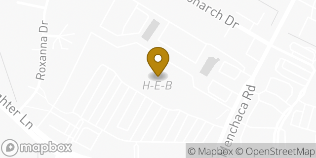 Map showing the location of H-e-b in Austin, TX 78748