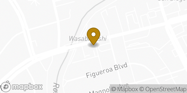 Map showing the location of Hertz in San Diego, CA 92109
