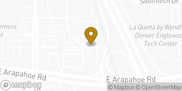 Map showing the location of McDonald's in Greenwood Village, CO 80111