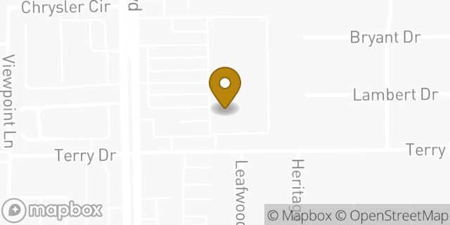 Map showing the location of AutoZone in Huntington Beach, CA 92647